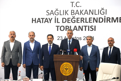 Sağlık Bakanı Memişoğlu, Hatay'da konuştu