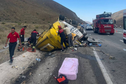 Erzincan'da çok büyük kaza! Ölü ve Yaralılar var.