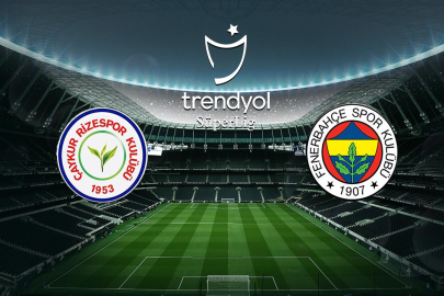 Fenerbahçe, Süper Lig'de yarın Çaykur Rizespor'a konuk olacak