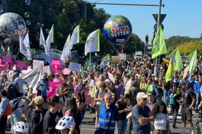 Almanya'da iklim protestosu