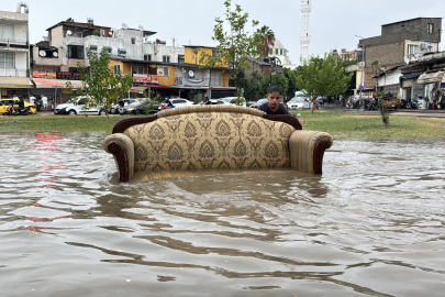 Adana'yı süper hücre vurdu