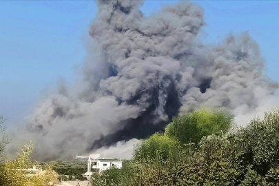 Lübnan'ın başkenti Beyrut'ta çok sayıda patlama sesi duyuldu