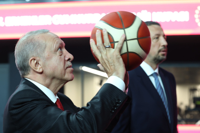 Erdoğan, Basketbol Gelişim  Merkezi'nin açılışını yaptı