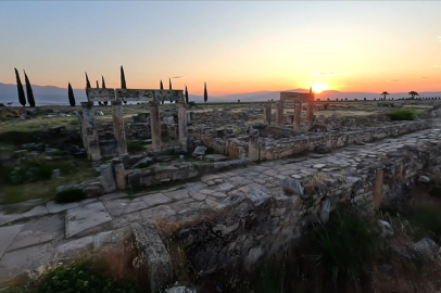 Hierapolis Antik Kenti FPV dronla görüntülendi