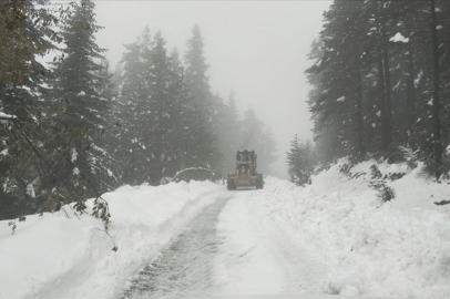 Kastamonu'da kar mücadelesi