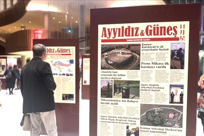 "Ayyıldız ve Güneş" sergisi AKM'de açıldı