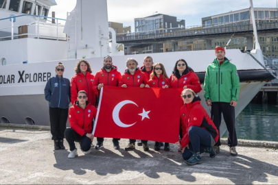 Türk bilim insanlarının kutup bölgesindeki araştırmaları sürüyor