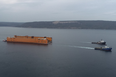 Çanakkale Boğazı tek yönlü gemi trafiğine kapatıldı