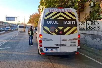 İstanbul'da öğrenci servisleri denetlendi