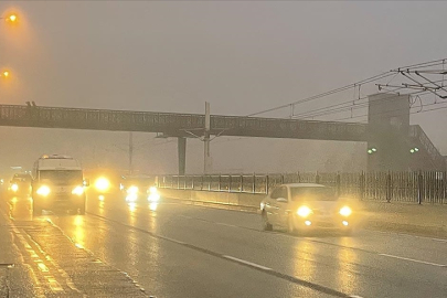 Bursa'da yoğun sis etkili oluyor