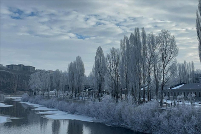 Erzurum, Ardahan ve Kars'ta soğuk hava etkisini sürdürüyor