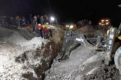 Amasya’da göçük meydana geldi 2 işçi toprak altında kaldı