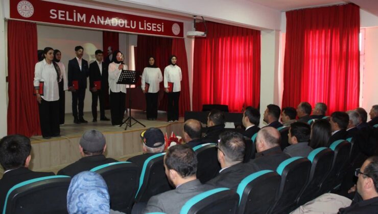 Selim’de İstiklal Marşı’nın Kabulünün Yıl Dönümünde Anlamlı Program
