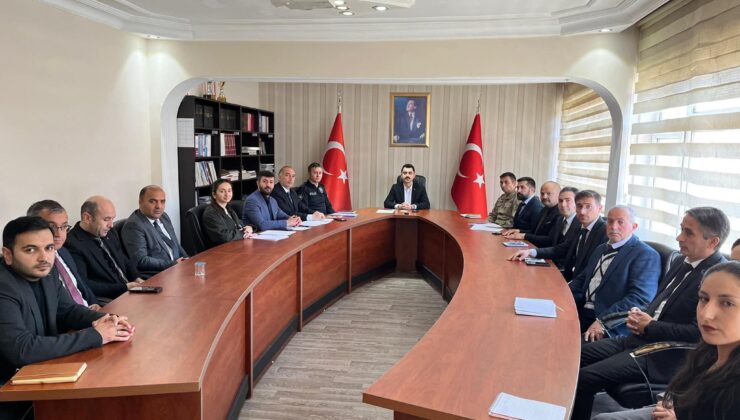 Susuz’da okul güvenliği toplantısı yapıldı