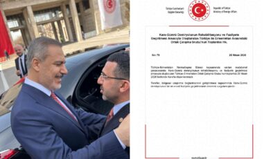 Milletvekili Çalkın’dan Doğukapı ve Kars-Gümrü Demiryolu için Bakan Fidan ile görüştü 