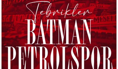 Cumhurbaşkanı Erdoğan’dan Batman Petrolspor’a Tebrik Mesajı