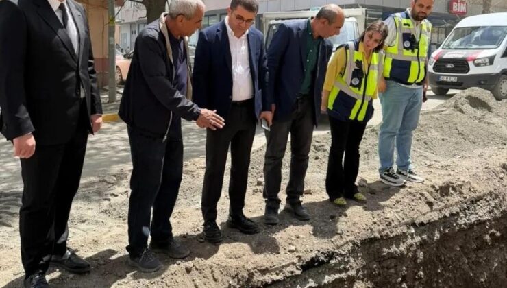 Kağızman’da Devam Eden Altyapı ve Kaldırım Çalışmaları Yerinde İncelendi
