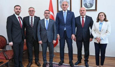 Milletvekili Çalkın ve Ak parti Kars heyetinden bakan ersoy’a ziyaret