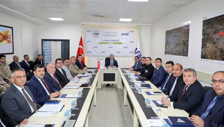 Kars’ta Afet ve Acil Durum Koordinasyon Kurulu Toplantısı Yapıldı