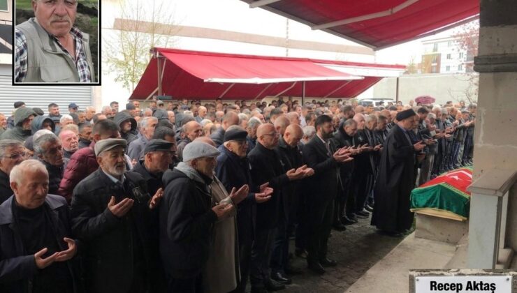 Kars’ta trafik kazasında hayatını kaybeden Recep Aktaş, son yolculuğuna uğurlandı