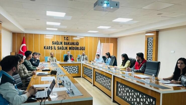 Kars’ta Afet ve Acil Durumlara Yönelik Masa Başı Tatbikat Gerçekleştirildi