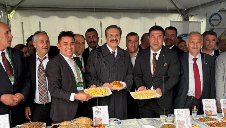 TOBB 82. Genel Kurulu Yöresel Ürünler Fuarı’nda Kars Standına Yoğun İlgi