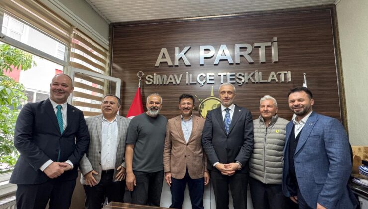 KÜTAHYA SİMAV AK PARTİ İLÇE TEŞKİLATINDA BAYRAMLAŞMA COŞKUSU
