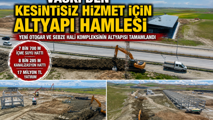 VASKİ’den Kesintisiz Hizmet İçin Altyapı Hamlesi