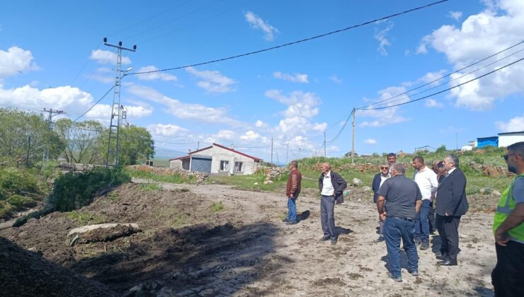 İYİ Parti Kars Teşkilatı Selden Etkilenen Mezra Köyünde İncelemelerde Bulundu