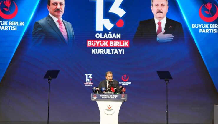 BBP Genel Başkanı Mustafa Destici’den Kongre Kürsüsünde Sert Mesajlar: “Halkımızın Derdi, Bizim Derdimizdir”