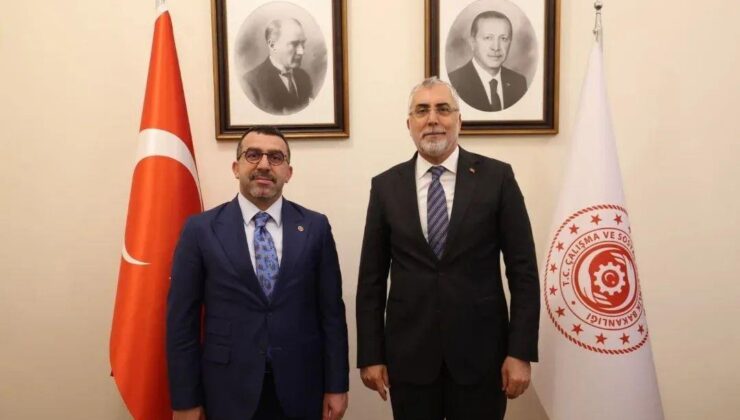 AK Parti Kars Milletvekili Adem Çalkın’dan Bakan Işıkhan’a Ziyaret
