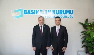 AK Parti Van İl Başkanı Arvas’tan Basın İlan Kurumu’na Ziyaret