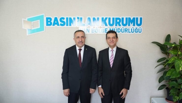 AK Parti Van İl Başkanı Arvas’tan Basın İlan Kurumu’na Ziyaret
