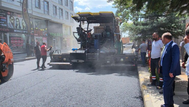 Vali Ziya Polat, Faikbey Caddesi’ndeki Yol Çalışmalarını İnceledi