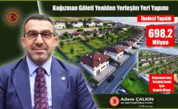 Kağızman Göleti Yeniden Yerleşim Yeri İçin 698,2 Milyon Liralık Yatırım