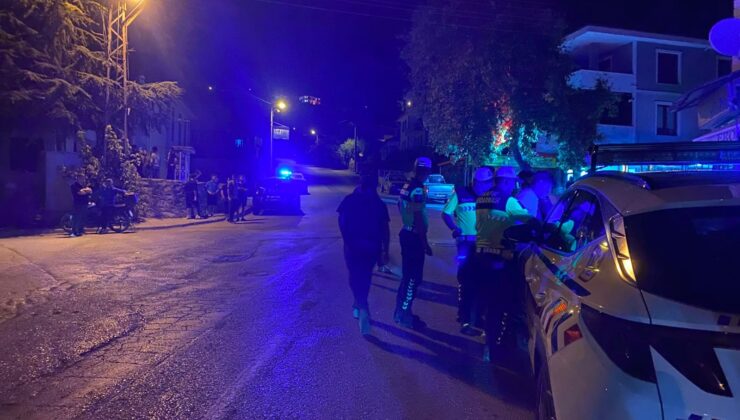 Bursa’da iki motosiklet çarpıştı: Çocuk sürücü ve yolcu yaralandı