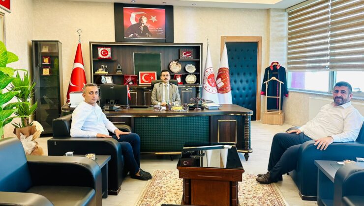 Tek Haber Ajansı Yönetim Kurulu Başkanı  Abdurrahim Solmaz’dan Adıyaman Cumhuriyet Başsavcısı Özgür Celbek’e Hayırlı Olsun Ziyareti